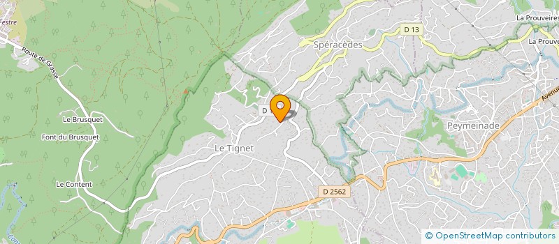 localisation de l'entreprise MADAME ISABELLE MAUBERT à LE TIGNET