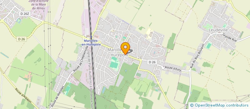 localisation de l'entreprise MADAME ISABELLE MAUFFRE  LEUDEVILLE