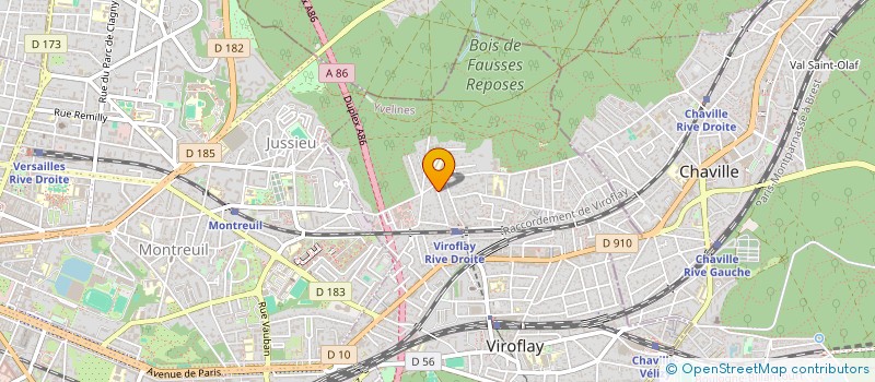 localisation de l'entreprise MADAME ISABELLE MAUMY à VIROFLAY