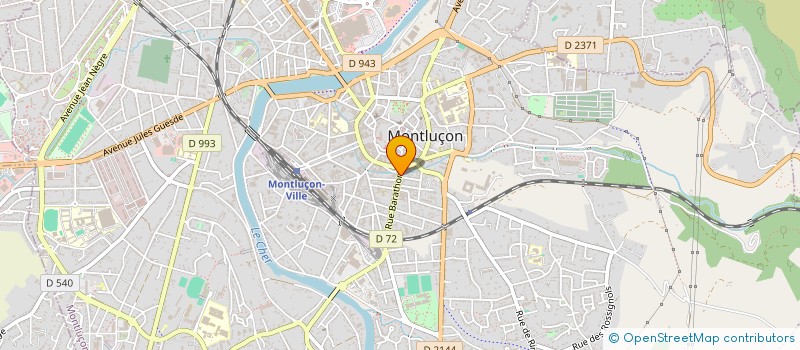 localisation de l'entreprise MADAME ISABELLE MAURIN à MONTLUCON