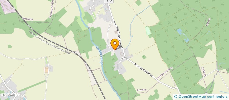 localisation de l'entreprise MADAME ISABELLE MAWUVI  LIVERDY-EN-BRIE