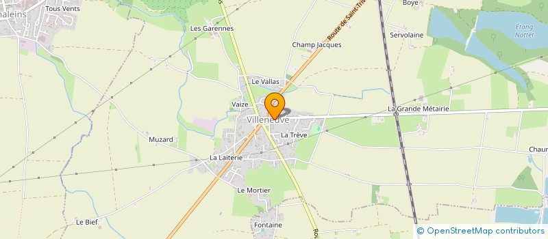 localisation de l'entreprise MADAME ISABELLE MAYET à VILLENEUVE