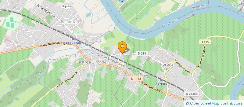 localisation de l'entreprise MADAME ISABELLE MAYORAL  CASTRES-GIRONDE