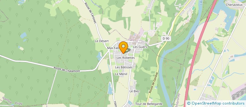 localisation de l'entreprise MADAME ISABELLE MAZUE  PRIAY