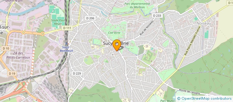 localisation de l'entreprise MADAME ISABELLE MEA  SUCY-EN-BRIE