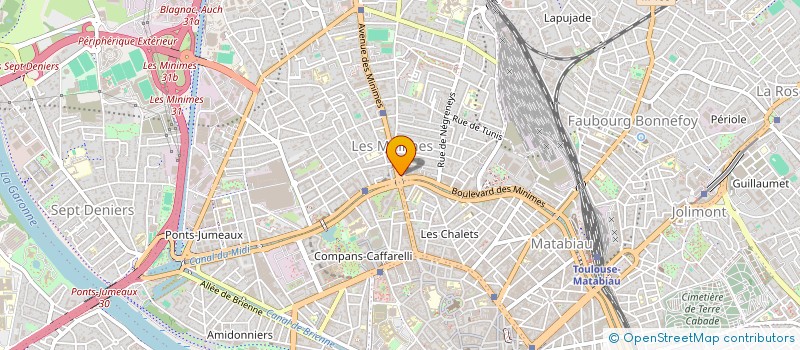 localisation de l'entreprise MADAME ISABELLE MECHICHE  TOULOUSE