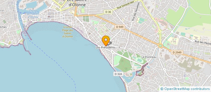 localisation de l'entreprise MADAME ISABELLE MEDDE à LES SABLES D'OLONNE