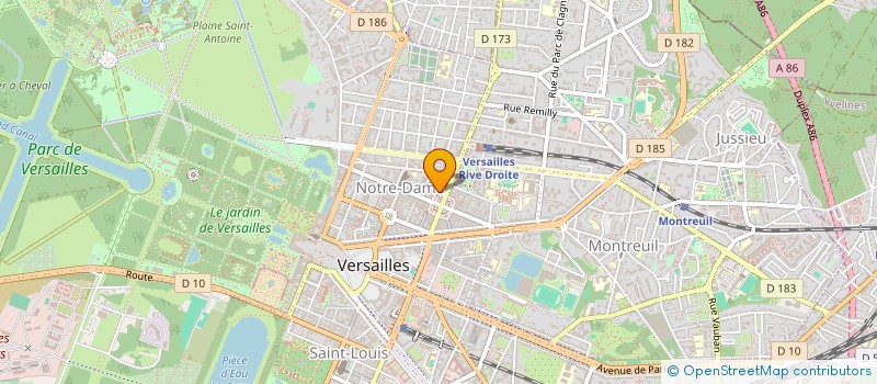 localisation de l'entreprise MADAME ISABELLE MEHLING  VERSAILLES