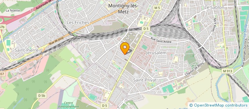 localisation de l'entreprise MADAME ISABELLE MEIRELES  MONTIGNY-LES-METZ