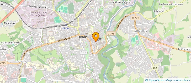 localisation de l'entreprise MADAME ISABELLE MELIN à DINAN