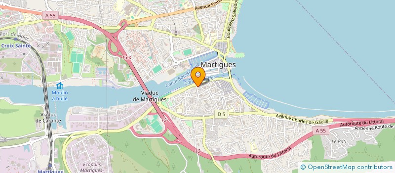 localisation de l'entreprise MADAME ISABELLE MELLET à MARTIGUES