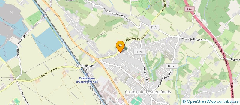 localisation de l'entreprise MADAME ISABELLE MELOT  CASTELNAU-D'ESTRETEFONDS