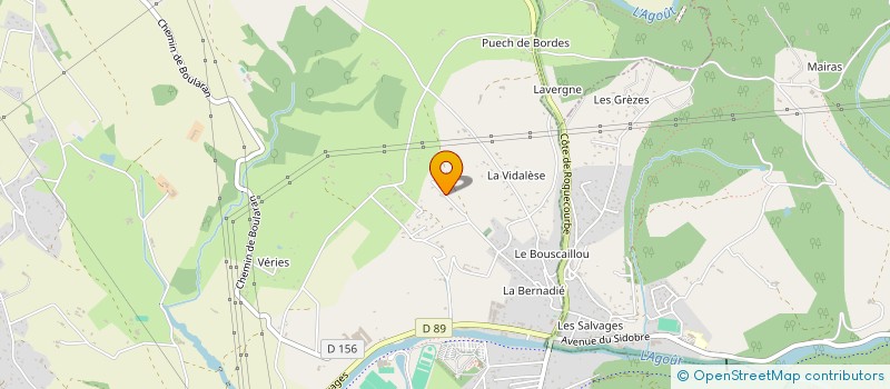localisation de l'entreprise MADAME ISABELLE MENARD à CASTRES
