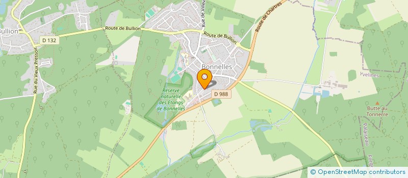 localisation de l'entreprise MADAME ISABELLE MENARD  BONNELLES