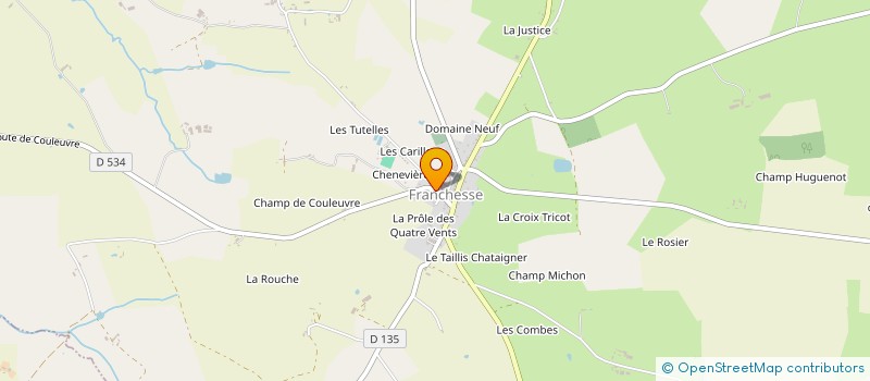localisation de l'entreprise MADAME ISABELLE MENCONI à SAINT-PLAISIR
