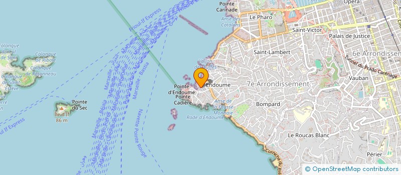localisation de l'entreprise MADAME ISABELLE MENUT à MARSEILLE