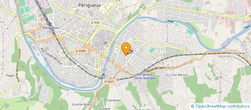 localisation de l'entreprise MADAME ISABELLE MERCIER à PERIGUEUX