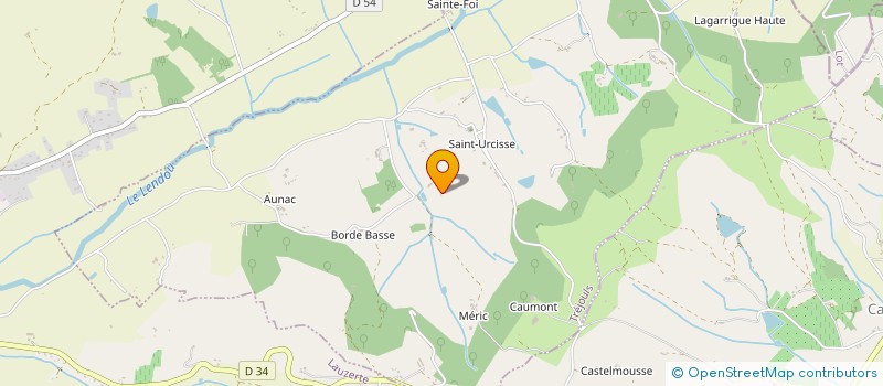 localisation de l'entreprise MADAME ISABELLE MERLAND à SAUVETERRE