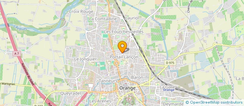 localisation de l'entreprise MADAME ISABELLE MERLETTE  ORANGE