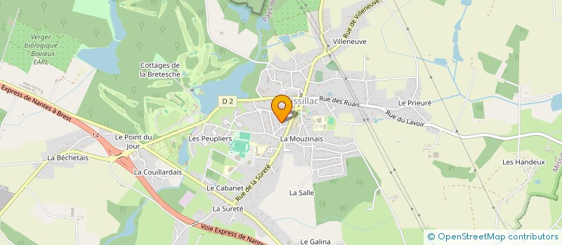 localisation de l'entreprise MADAME ISABELLE MERLIOT  MISSILLAC