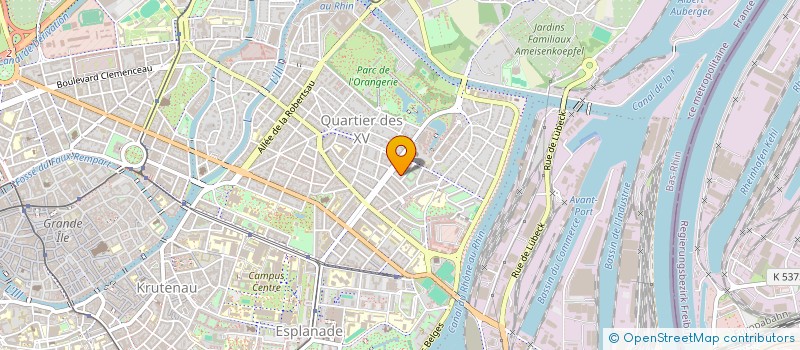 localisation de l'entreprise MADAME ISABELLE MERTINS à STRASBOURG