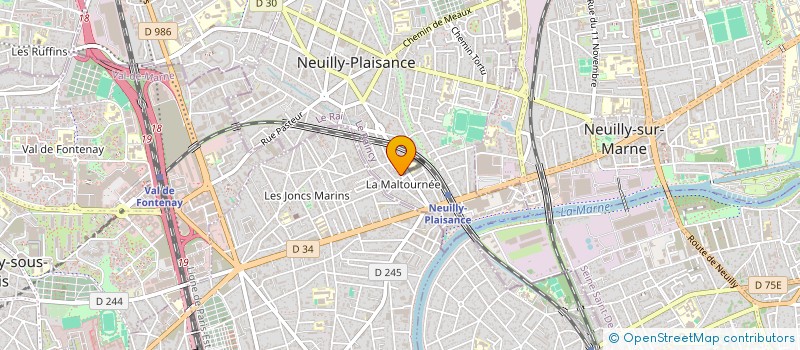 localisation de l'entreprise MADAME ISABELLE MERY  NEUILLY-PLAISANCE