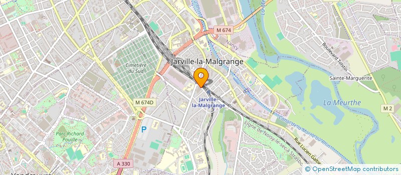 localisation de l'entreprise MADAME ISABELLE METGE  JARVILLE-LA-MALGRANGE