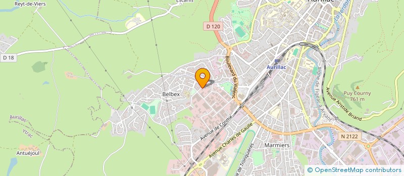 localisation de l'entreprise MADAME ISABELLE METTENDORFF à AURILLAC