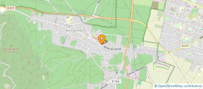 localisation de l'entreprise MADAME ISABELLE MEYER  WINTZENHEIM