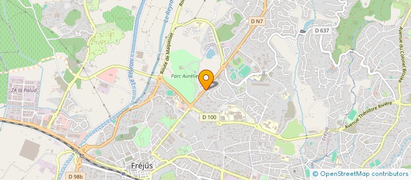 localisation de l'entreprise MADAME ISABELLE MEYER à FREJUS