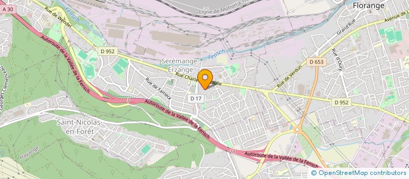 localisation de l'entreprise MADAME ISABELLE MICCICHE  SEREMANGE-ERZANGE