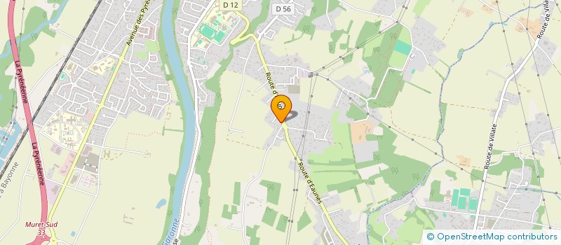 localisation de l'entreprise MADAME ISABELLE MICHE  MURET