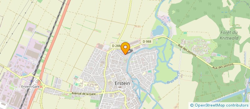 localisation de l'entreprise MADAME ISABELLE MICHEL  ERSTEIN