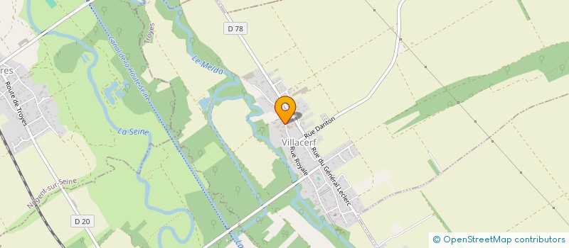 localisation de l'entreprise MADAME ISABELLE MICHELET  VILLACERF