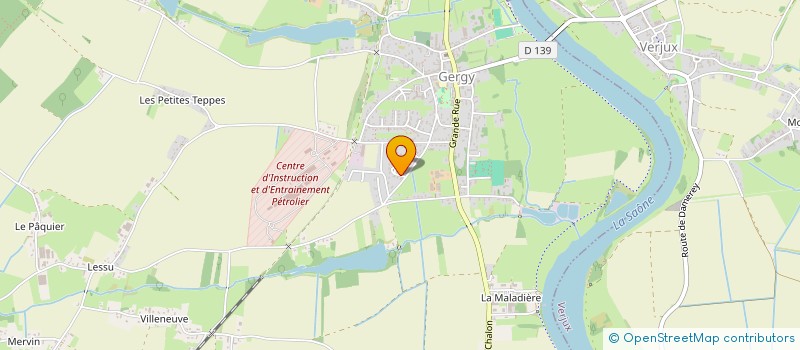 localisation de l'entreprise MADAME ISABELLE MICHELIN  GERGY