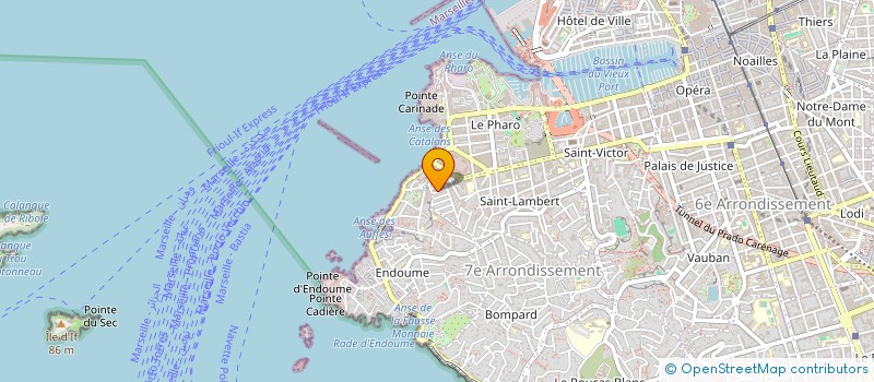 localisation de l'entreprise MADAME ISABELLE MILANI à MARSEILLE