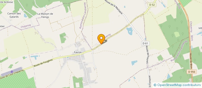 localisation de l'entreprise MADAME ISABELLE MILHEM  CORMERAY