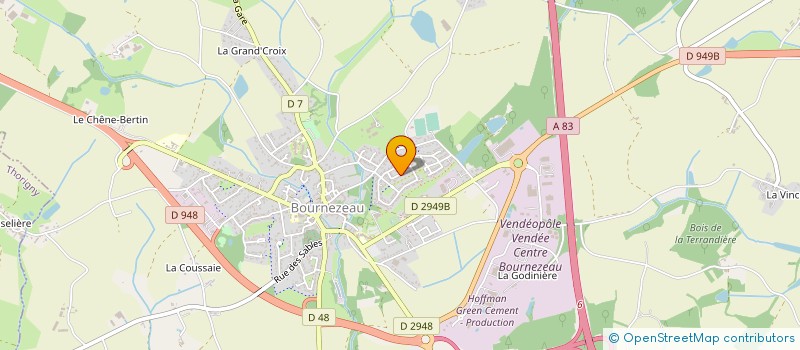 localisation de l'entreprise MADAME ISABELLE MILLET  BOURNEZEAU