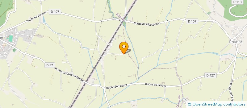 localisation de l'entreprise MADAME ISABELLE MILLON  MARSANNE