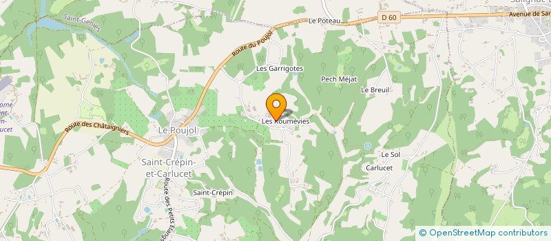 localisation de l'entreprise MADAME ISABELLE MINARD à SAINT-CREPIN-ET-CARLUCET
