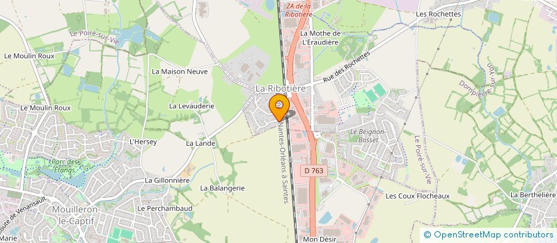 localisation de l'entreprise MADAME ISABELLE MIRE à LE POIRE-SUR-VIE