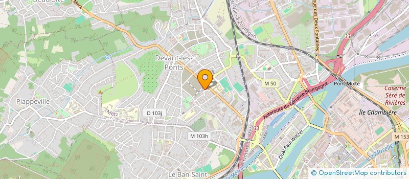 localisation de l'entreprise MADAME ISABELLE MLAKAR  METZ