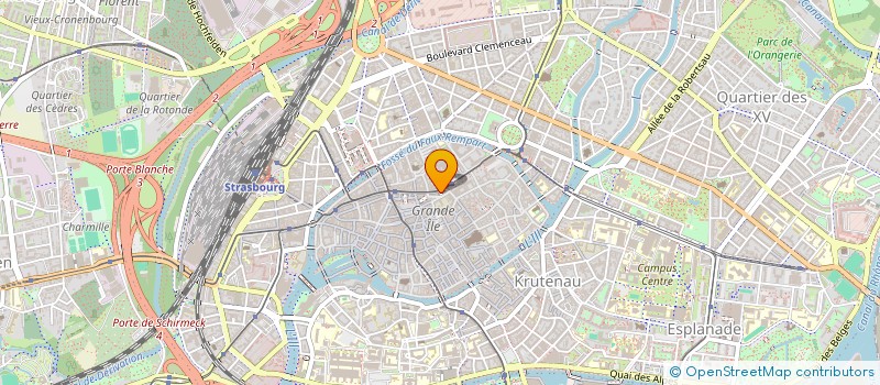 localisation de l'entreprise MADAME ISABELLE MOELLINGER à STRASBOURG