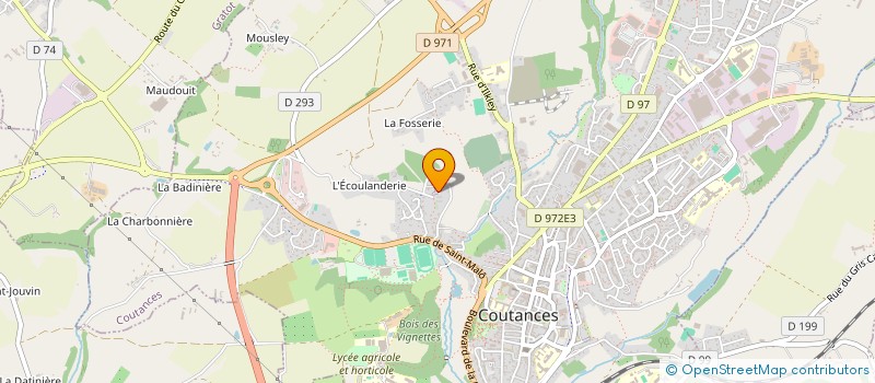 localisation de l'entreprise MADAME ISABELLE MOLES  COUTANCES