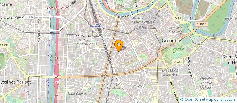 localisation de l'entreprise MADAME ISABELLE MOLLARD  GRENOBLE