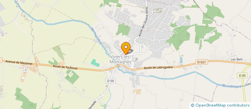 localisation de l'entreprise MADAME ISABELLE MONFERIER à VIVIERS-LES-MONTAGNES