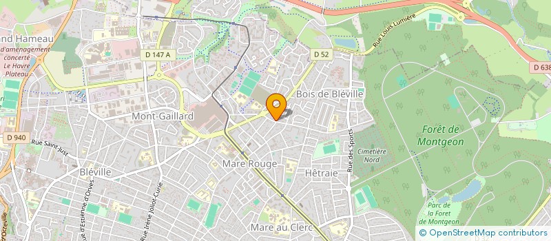 localisation de l'entreprise MADAME ISABELLE MONFRAY à LE HAVRE