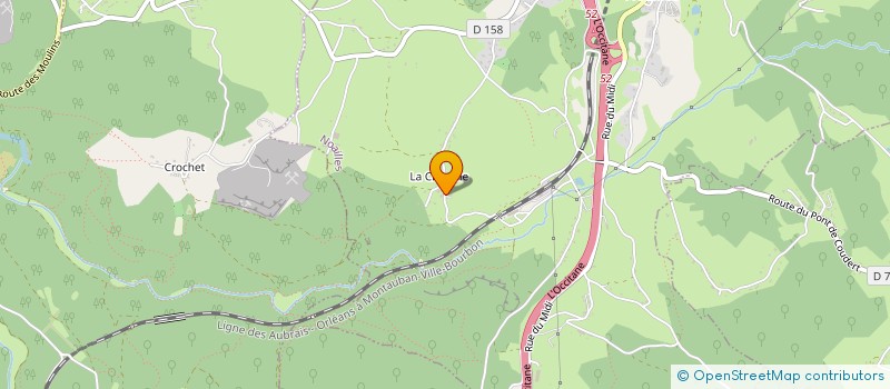 localisation de l'entreprise MADAME ISABELLE MONGALVY  NOAILLES