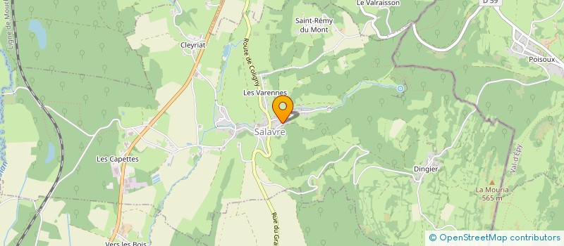 localisation de l'entreprise MADAME ISABELLE MONGEOT  SALAVRE