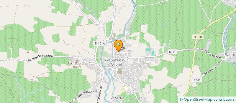 localisation de l'entreprise MADAME ISABELLE MONGEREAU  CONQUES-SUR-ORBIEL